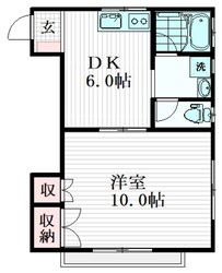 オハヨーハイツの物件間取画像